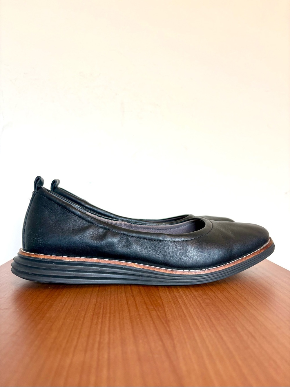 Cole Haan OriginalGrand Leather Ballet Flats Black US Women's shoe size 7.5